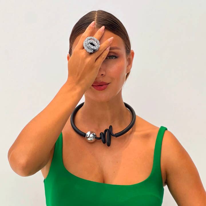 Samuel Coraux - Wholesale Cocktail/Statement Ring - Disco Cristal ring 9