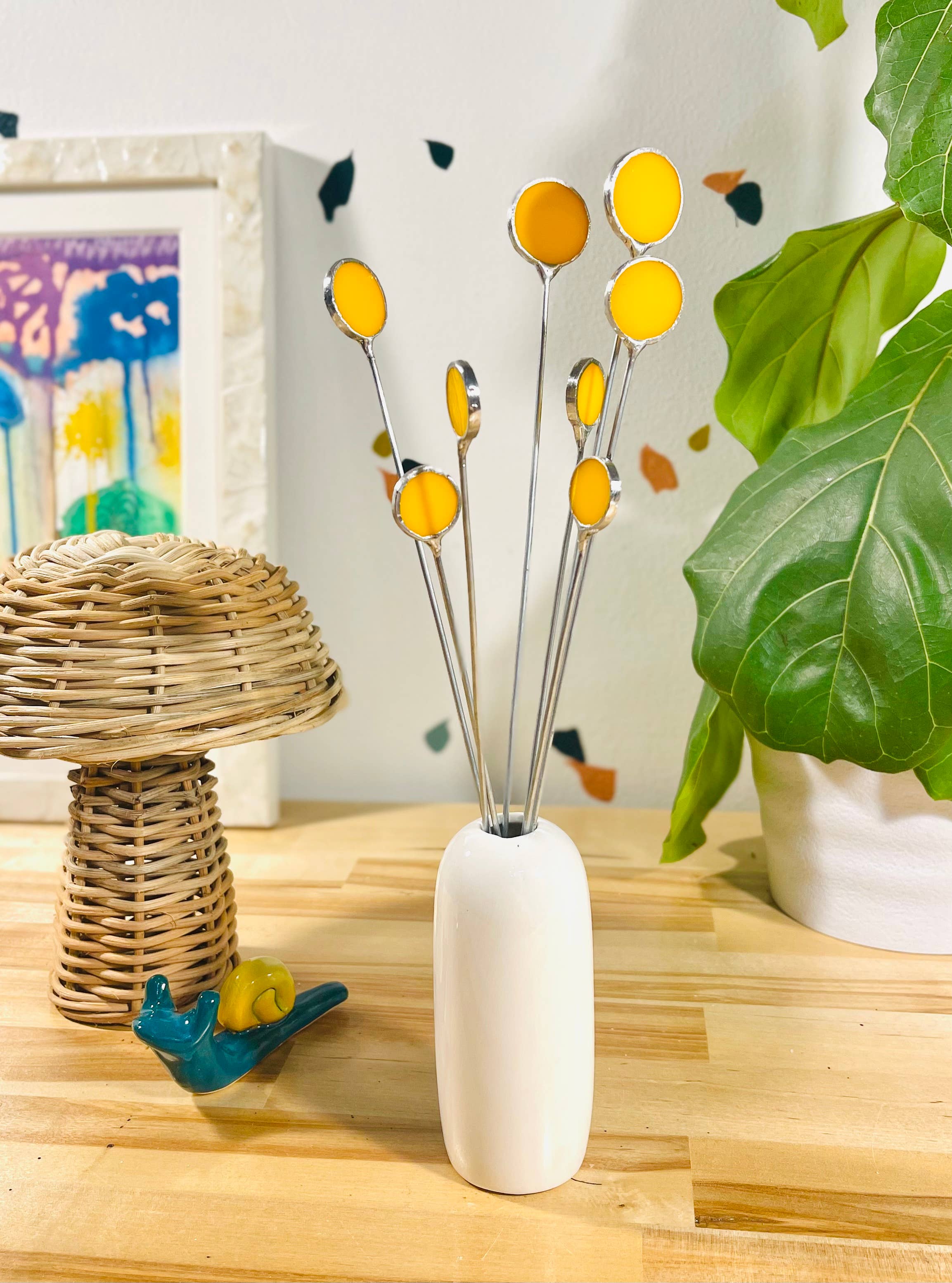 Samara Designs Studio - Wholesale Artificial Flowers - Glass Billy Button Set1