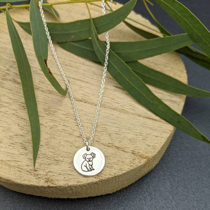 erin.k creative studio - Wholesale Pendant/charm necklace - AUSSIE BUSH Koala Necklace0