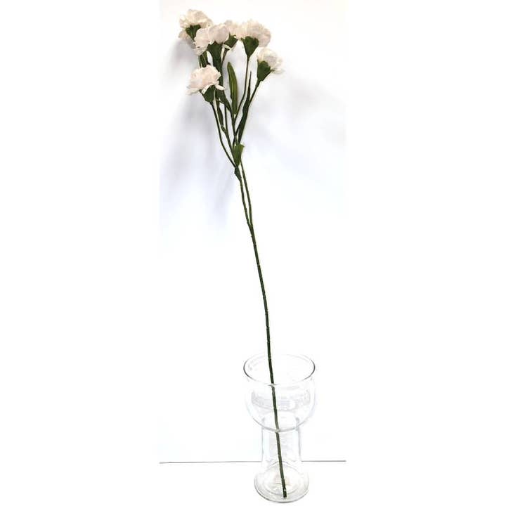 Cappel's Inc. – wholesale Artificial flowers – Silk Small Carnation Spray x 6 - Cream1