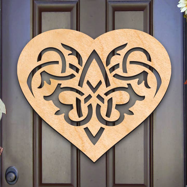 Designocracy - Wholesale Decorative Panel - Celtic Heart Wall Door Decor Celtic Art - Designocracy0