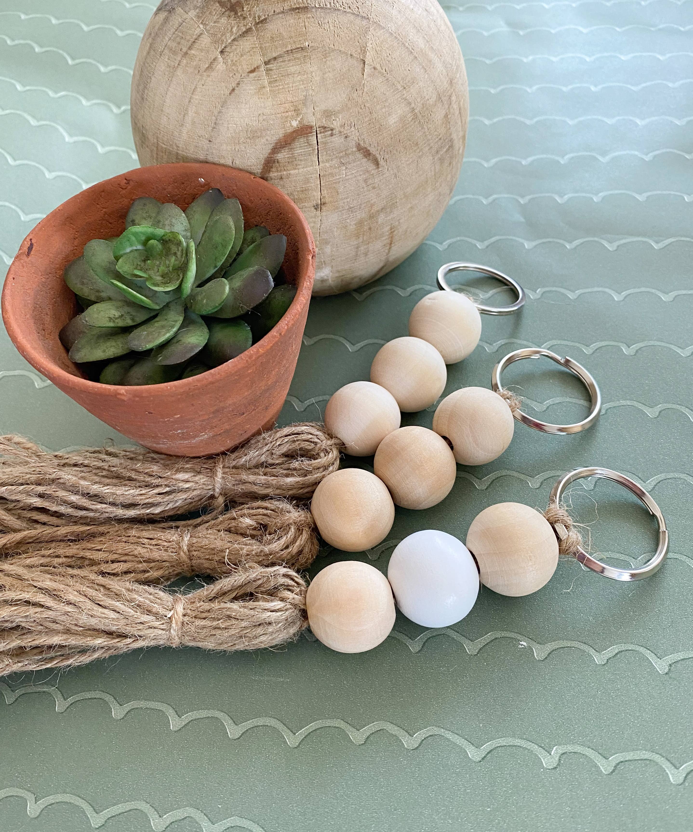 Simply Styled Art - Vente Porte-clés – femme - Porte-clés Boho avec pompon8