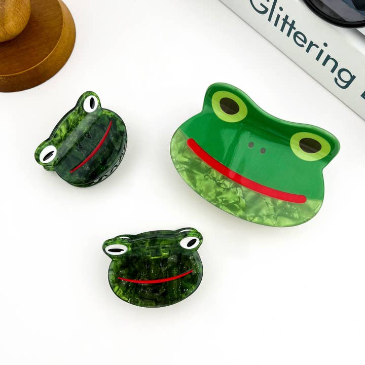 SoapElenGlen - Wholesale Hair Clip - Women's - Funny Frog Claw Clip3