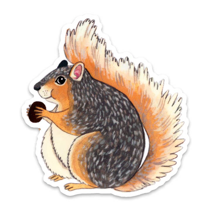 Party Mouse Studio – Großhandel Aufkleber – Eichhörnchen-Aufkleber