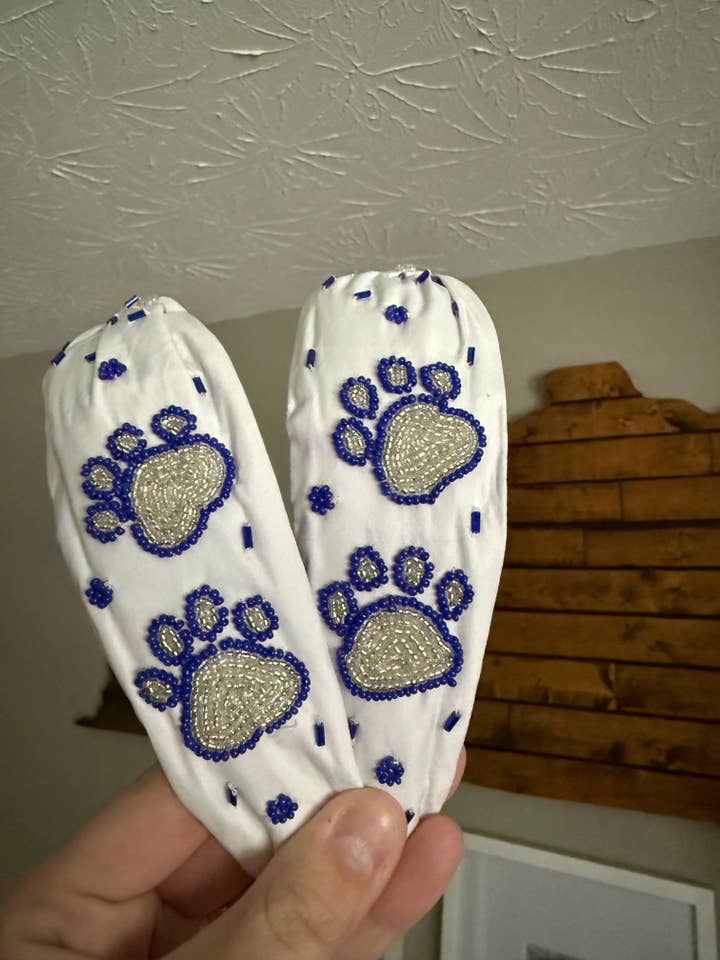 Paw Prints Headband for wholesale by Perfectly Pressed KY