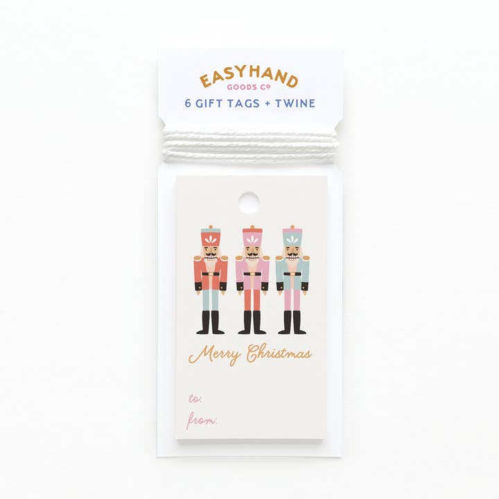 Étiquette cadeau « Casse-noisette » Joyeux Noël pour la vente par Easyhand Goods – formerly Onderkast