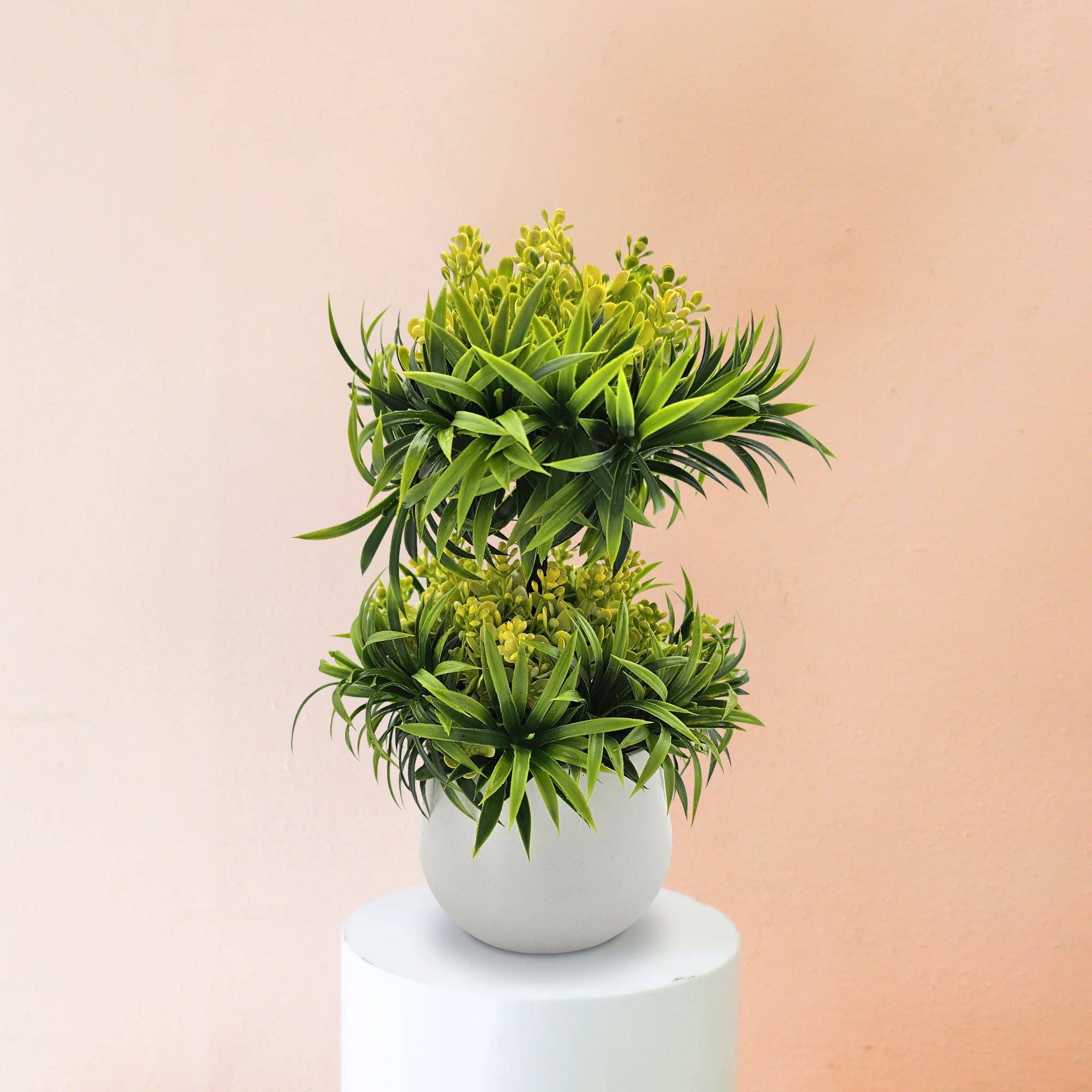 Ledsone – wholesale Artificial plant – Small Potted Artificial Flower 2 Pack Indoor Décor ~538114