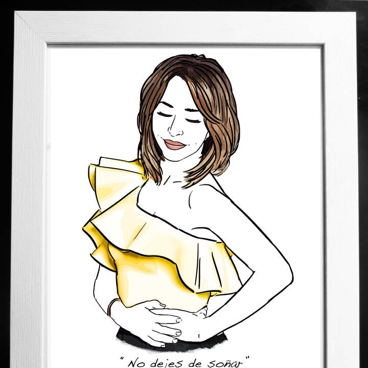 El loco del Pelo Rizo - Wholesale Art Print - María Patiño0