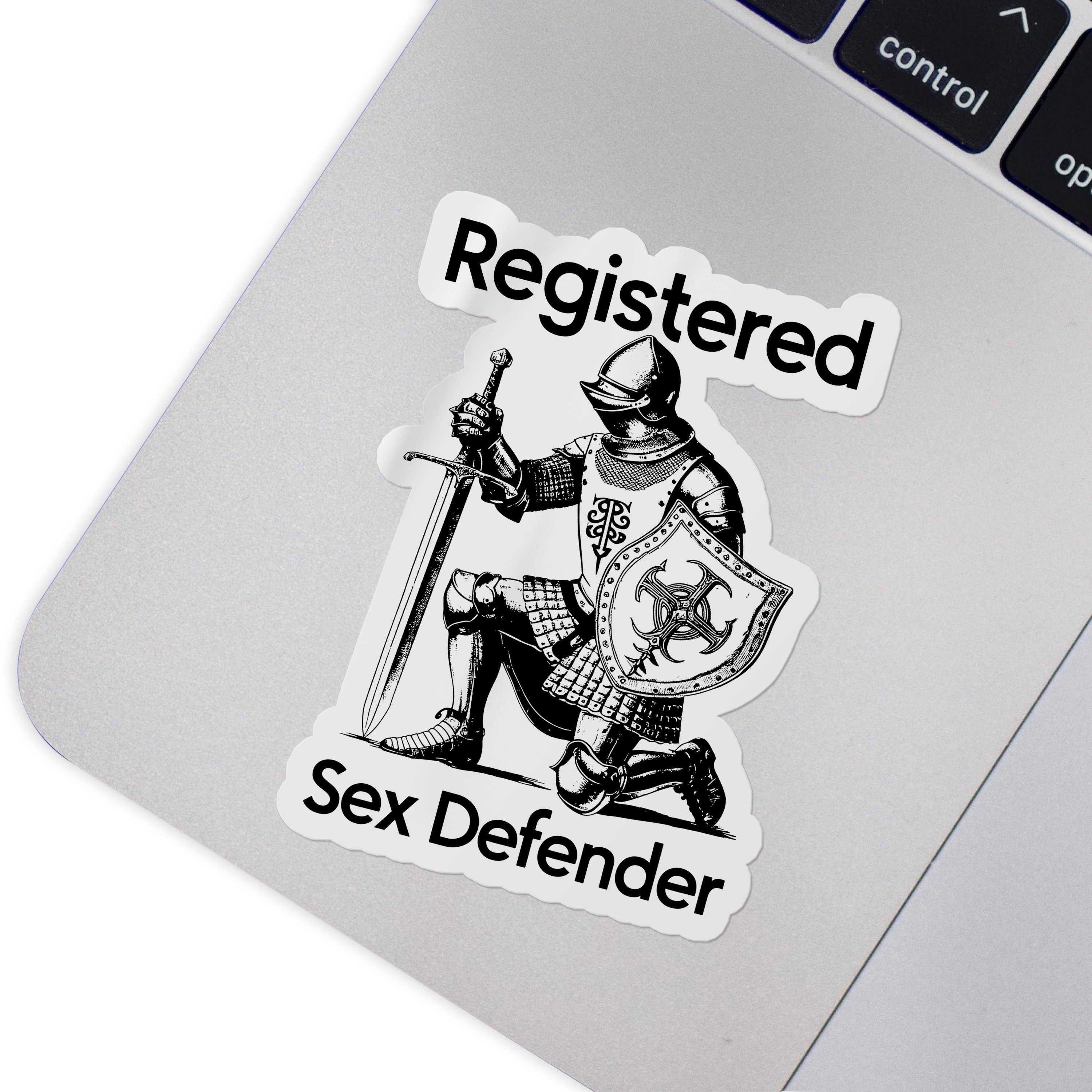 Sticker Bull - Wholesale Sticker - Registered Sex Defender Funny Waterproof Vinyl Sticker5