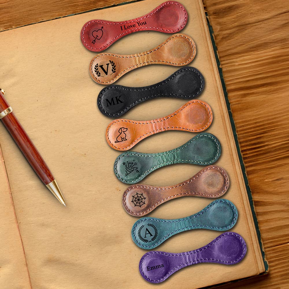American Leather Goods - Wholesale Bookmark - Leather Magnetic Bookmark, Handmade Leather Book mark9