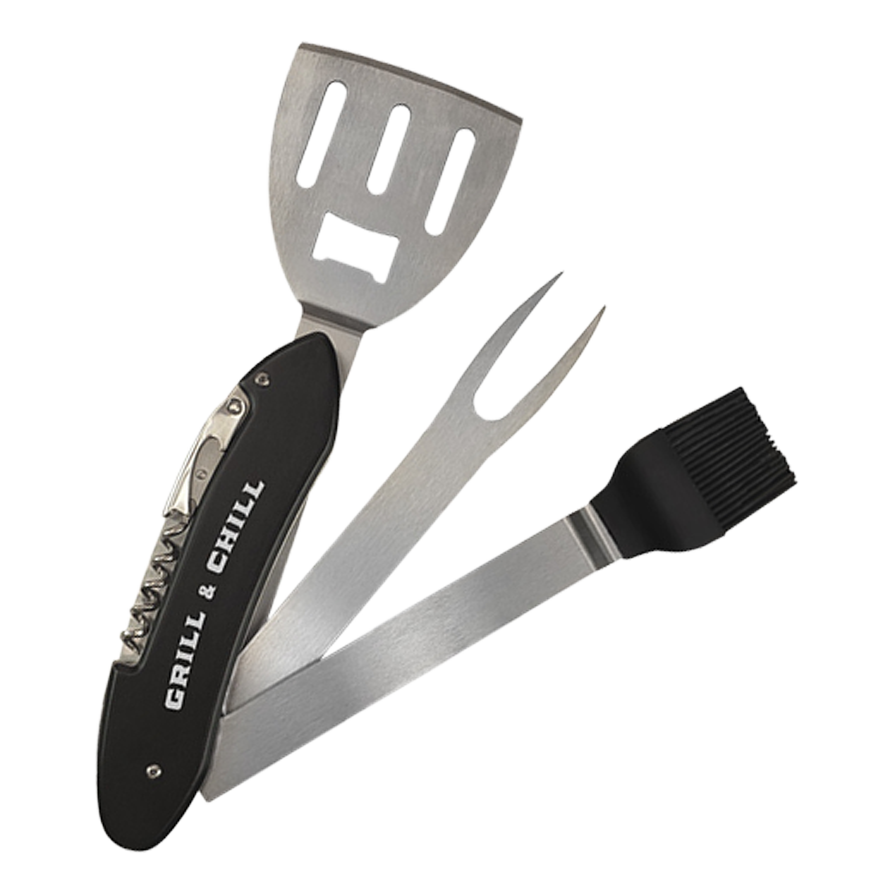 Lucky Jack – wholesale Outdoor grill tools – BBQ 5-in-1 – Kitchen & Grill Utensil (10 pk. skid)3