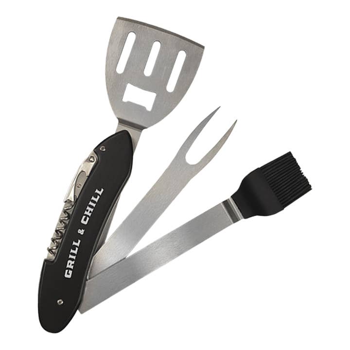 Lucky Jack - Wholesale Outdoor Grill Tools - BBQ 5-in-1 – Kitchen & Grill Utensil (10 pk. skid)3