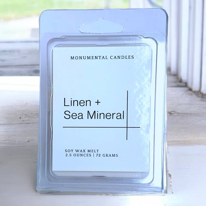 Lino + cera minerale marina sciolta per la vendita all'ingrosso da parte di Monumental Candles LLC