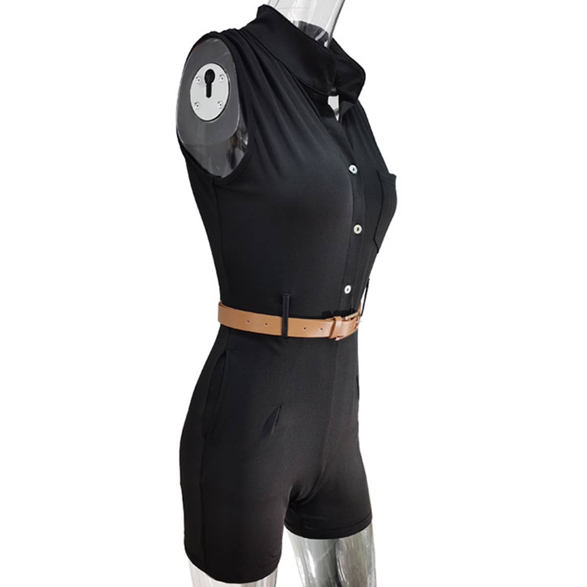 Lily Clothing - Vente Combishort – femme - Barboteuse sexy sans manches9