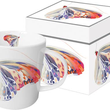 Paperproducts Design • Ambiente - Wholesale Coffee Mug - MUG IN GIFT BOX- CORFU BUTTERFLY