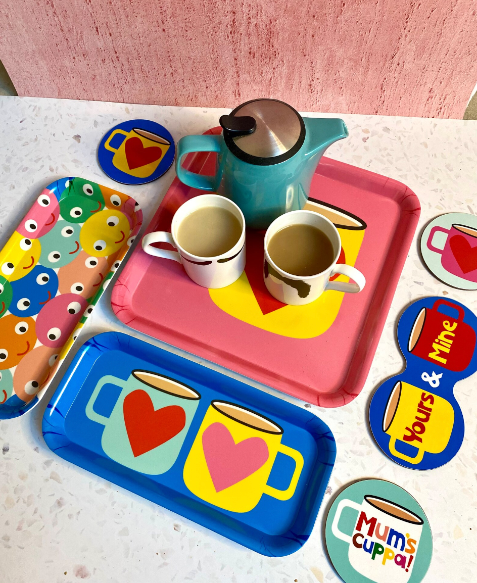 Poppekins - Wholesale Serving Tray - Lovers Melamine Serving Tray5