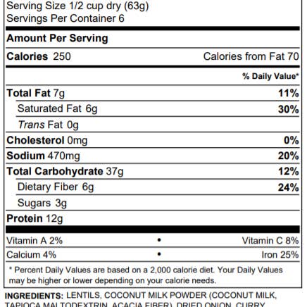 Santa Barbara Soups - Wholesale Soup - Coconut Lentil Curry3