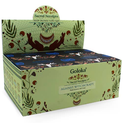 Green Tree - Wholesale Incense - Goloka Against Witchcraft Smudge Cups