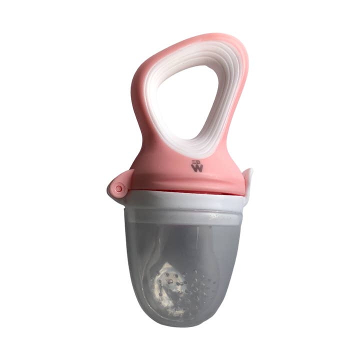 Silicone Feeding-Teether Pink for wholesale by Eat Well Bebe