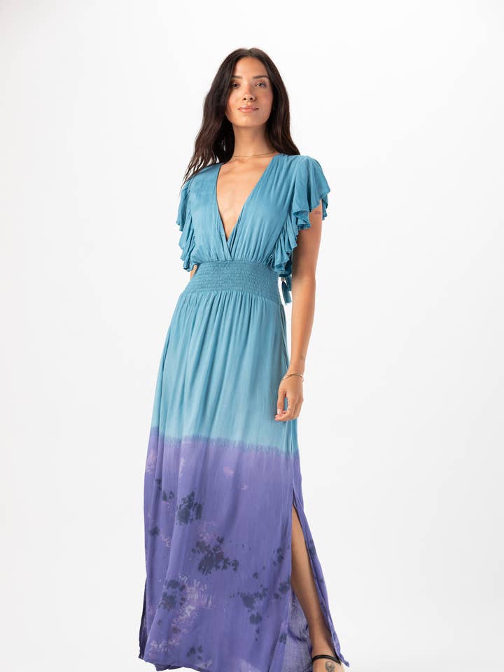 Robe Maxi Dahlia pour la vente par Tiare Hawaii