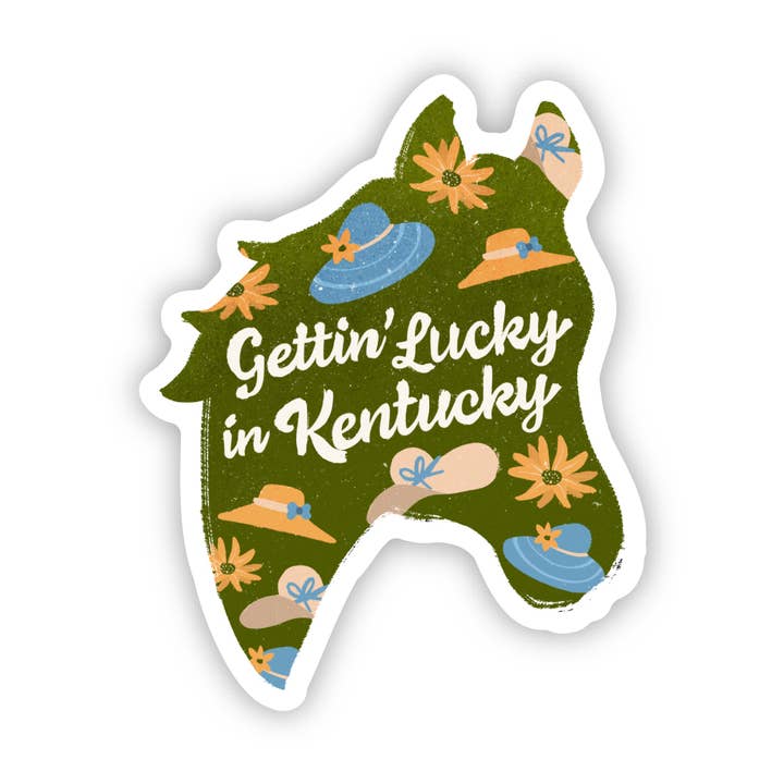 Big Moods - Wholesale Sticker - "Gettin' Lucky In Kentucky" State Sticker