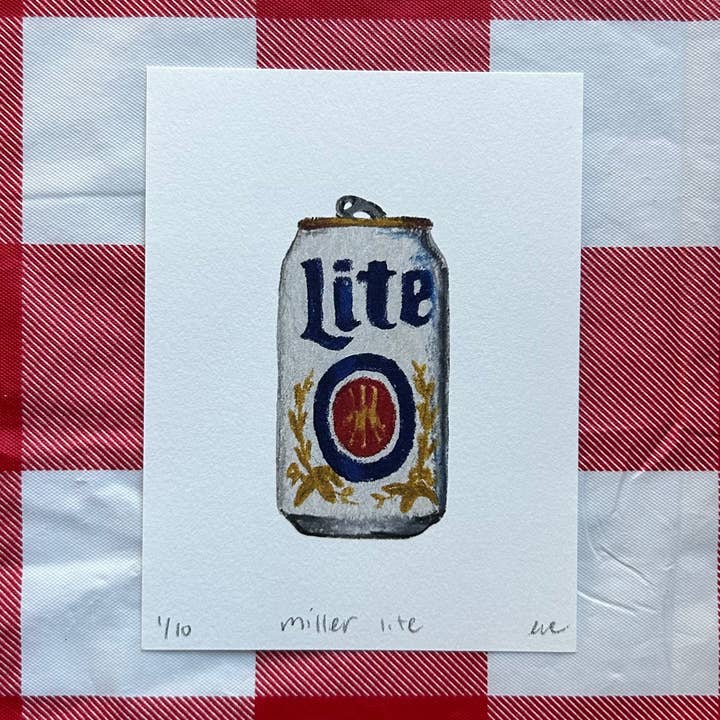 Miller Lite Imprimé pour la vente par Wear Your Snacks