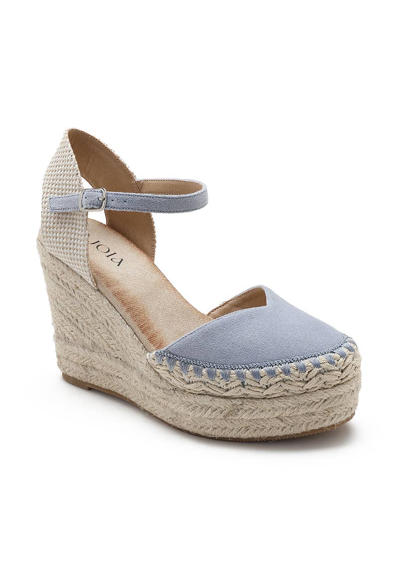 Joia Paris - Vente Chaussures compensées – femme - Sandale compensée à plateforme et couture tendance JN-799