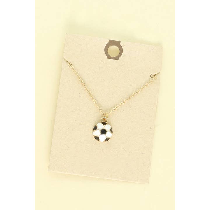 anbfashion - Wholesale Pendant/Charm Necklace - GAMEDAY BASKETBALL FOOTBALL SOCCER NECKLACE 232