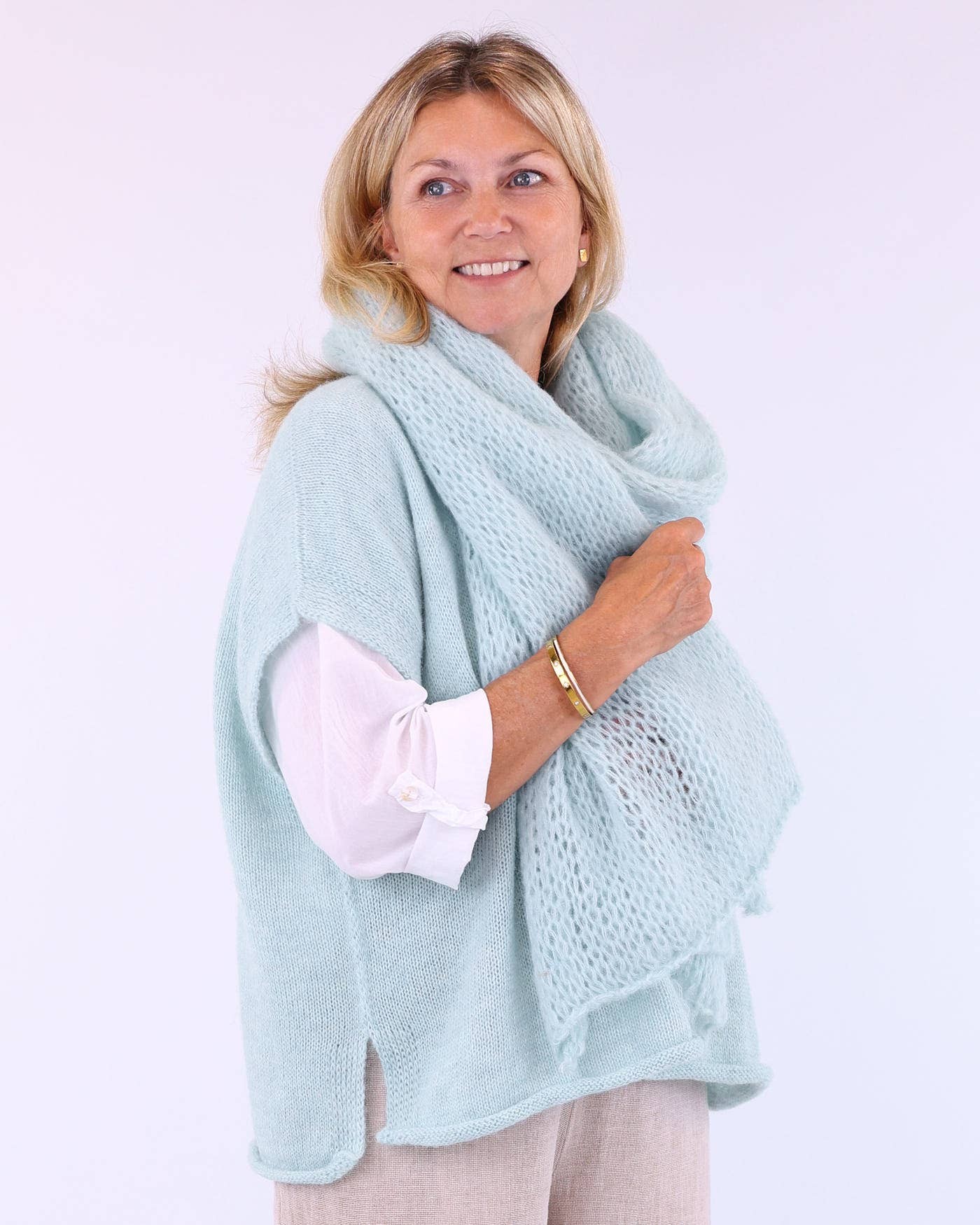 Cadenza Italy Ltd - Wholesale Scarf - Women's - Alpaca Blend Scarf3