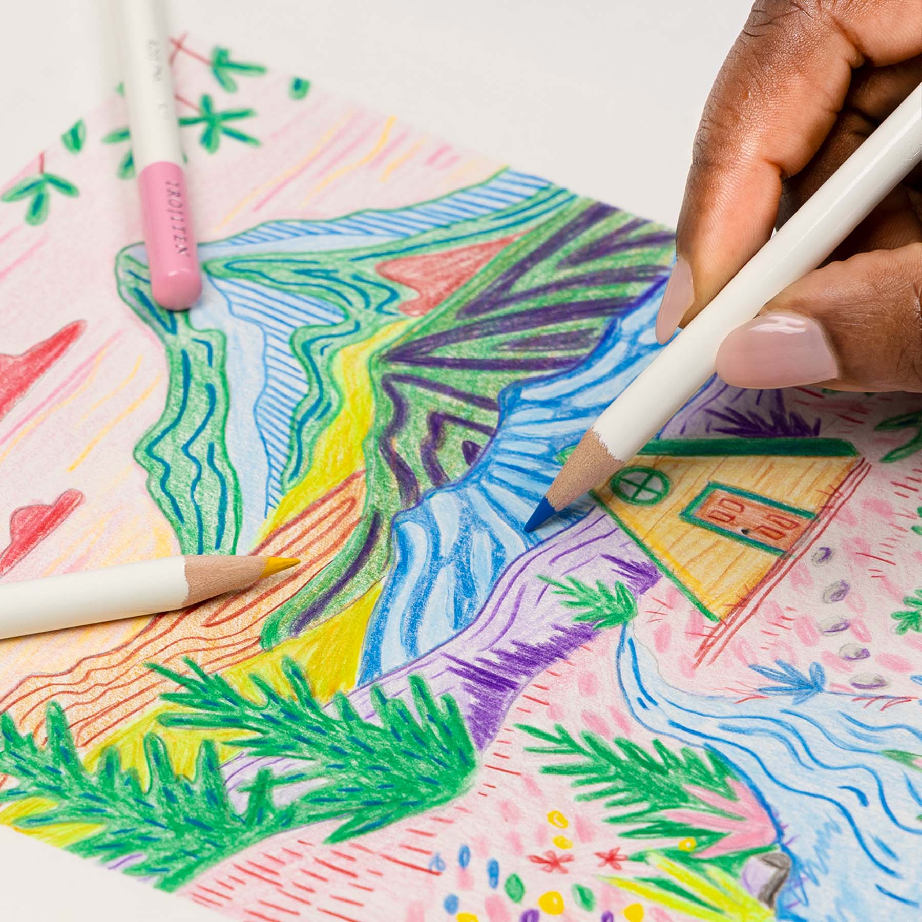 Tombow - Wholesale Colored Pencil - Irojiten Desk Cup, Cottage8