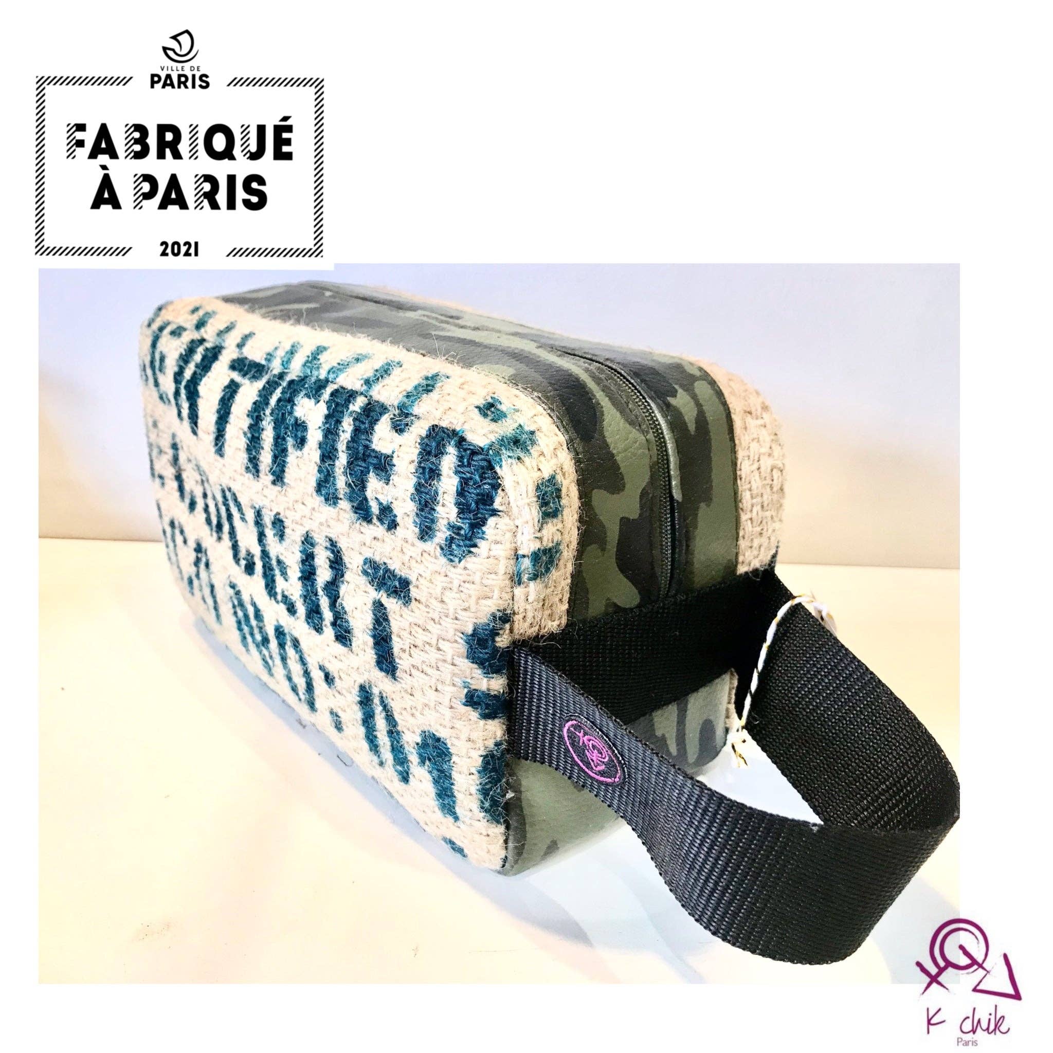 K-chik - Wholesale Toiletry Bag - Women's - Toiletry bag recycled coffee sack fabric application2