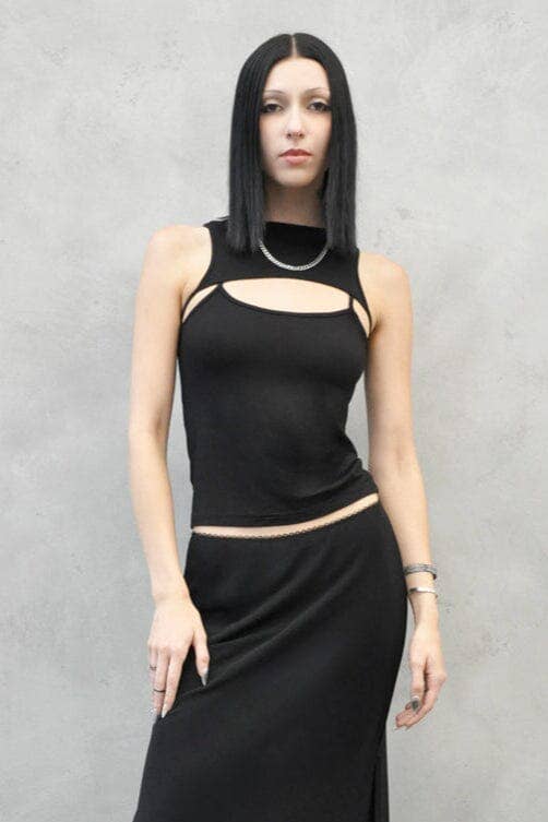 BLACK Andromeda Tank Top for wholesale on Faire2