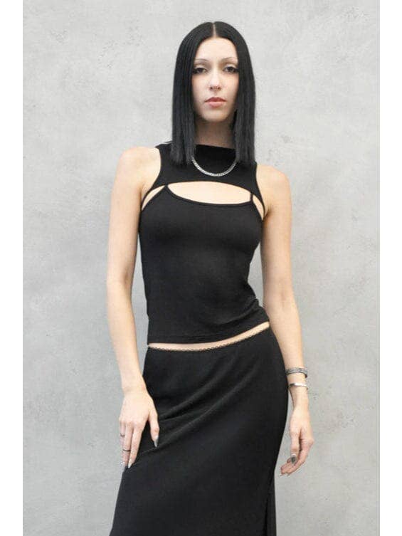 BLACK Andromeda Tank Top for wholesale on Faire2