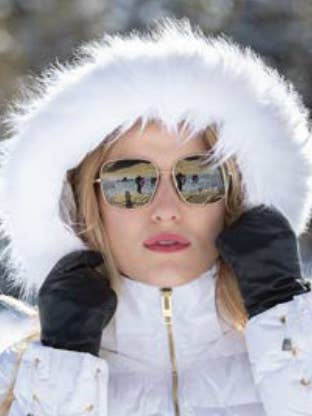 Faux White Fox Fur Border for wholesale by SKEA Ltd.