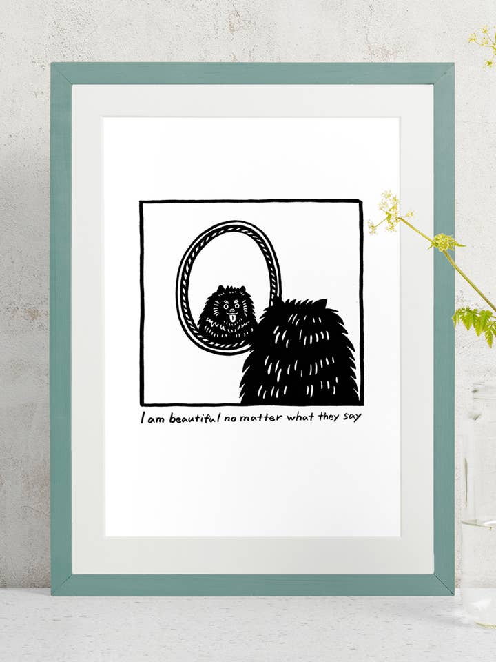 Daily Affirmation Print for wholesale by Stay Home Club