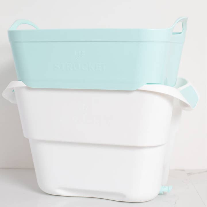 Strucket - Wholesale Laundry Basket - Strucket 19L – 6 Pack Assorted (2 Aqua + 2 Sand + 2 Gray)23