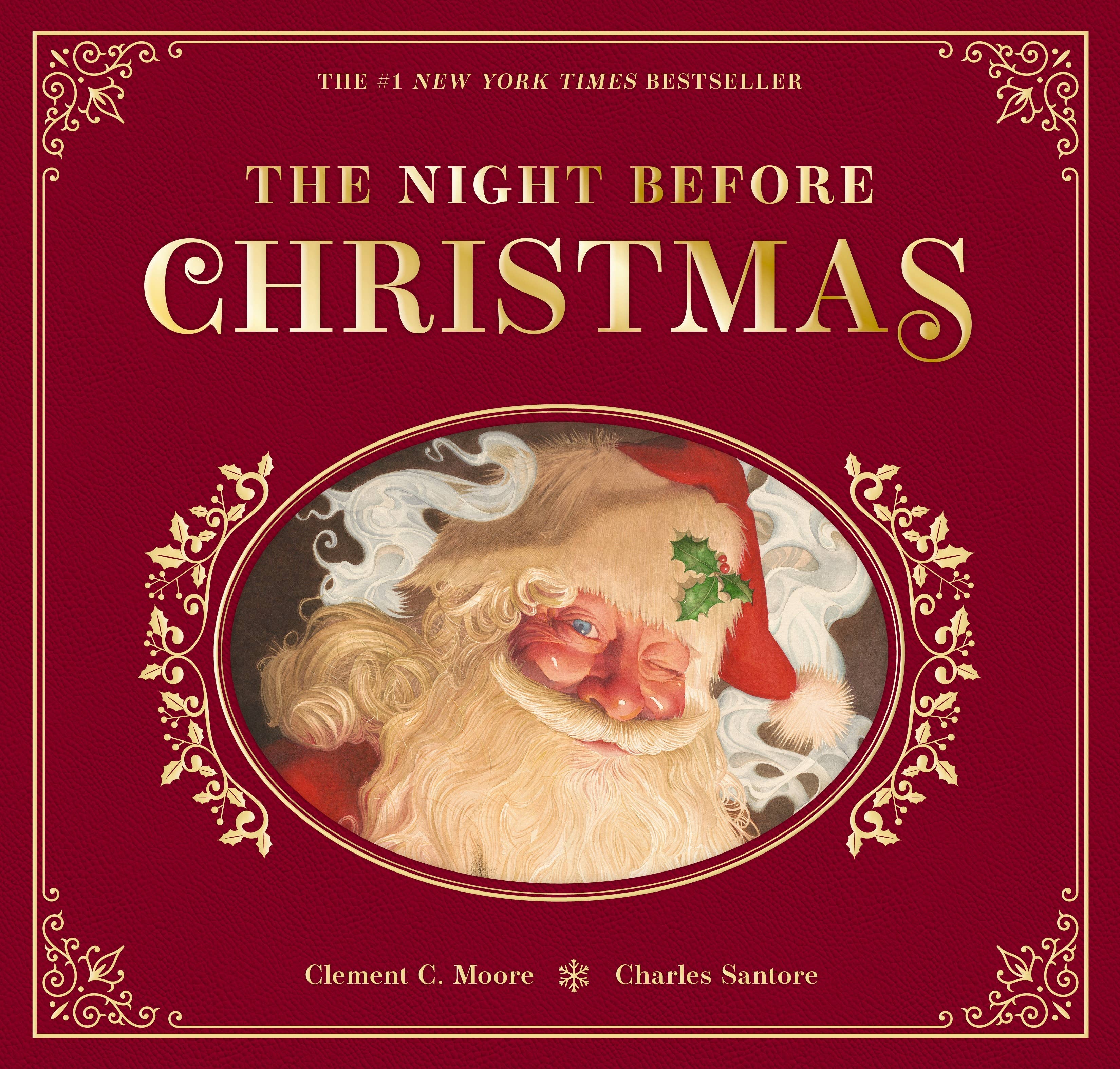 HarperCollins Focus - Wholesale Display Book - The Night Before Christmas :Collectible Faux Leather Edition3