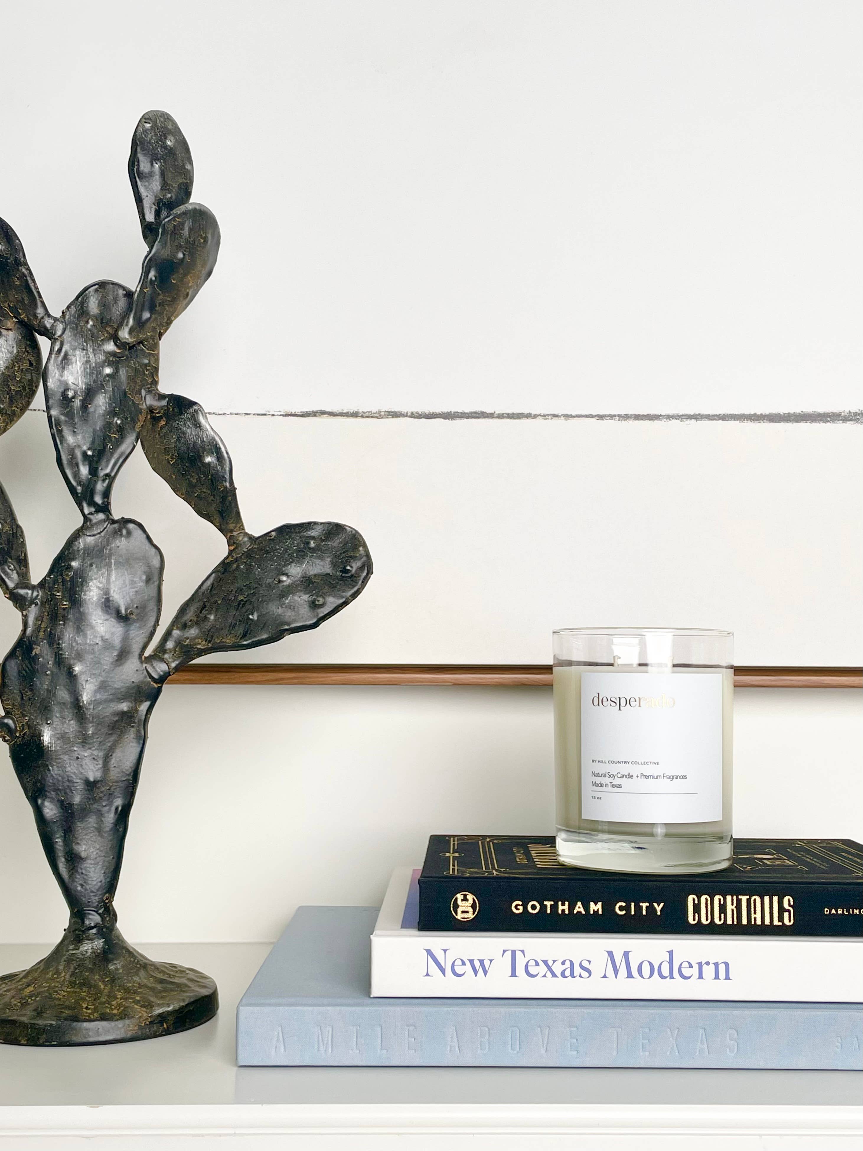 Hill Country Collective - Wholesale Jar/Filled Candle - Desperado | Leather + Tobacco | Elevated Soy Candle, 11oz3