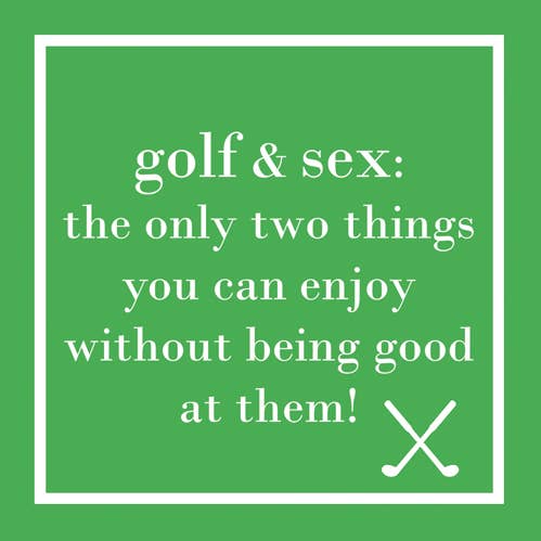 BEV- GOLF & SEX for wholesale by Paperproducts Design • Ambiente