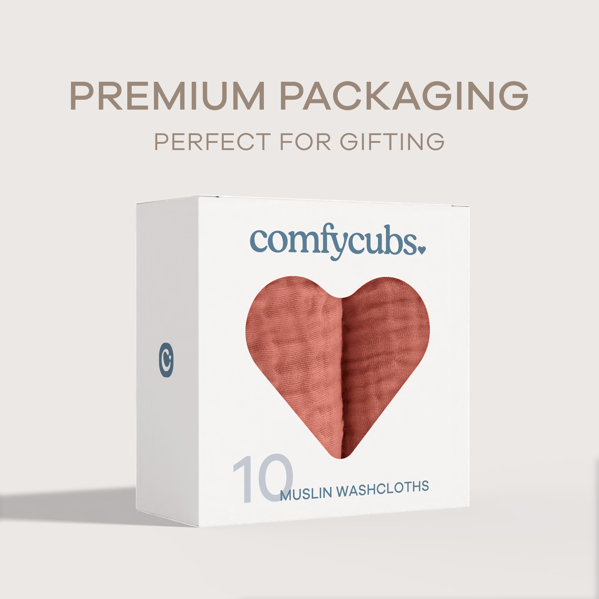 Comfy Cubs – wholesale Wash cloth – Child & baby – Muslin Baby Washcloths, Soft 10"x10" Cotton by Comfy Cubs125