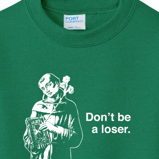 Ne sois pas un perdant - Saint Antoine de Padoue - Sweat-shirt ras du cou pour jeunes et autres tendances Résultats pour être chaussure en vente B2B. Retours gratuits et paiement à 60 jours sur Faire sur Faire.