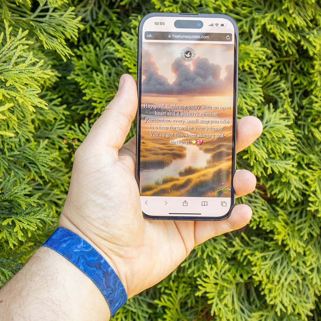 Free Luma - Wholesale Woven/Braided Bracelet - Be Unstoppable NFC Positivity Bracelet1