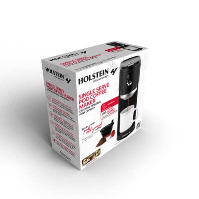 Holstein Housewares - Wholesale Kitchen Appliance - Holstein 2-In-1 Single Serve Pod K-Cup Coffee Maker 7