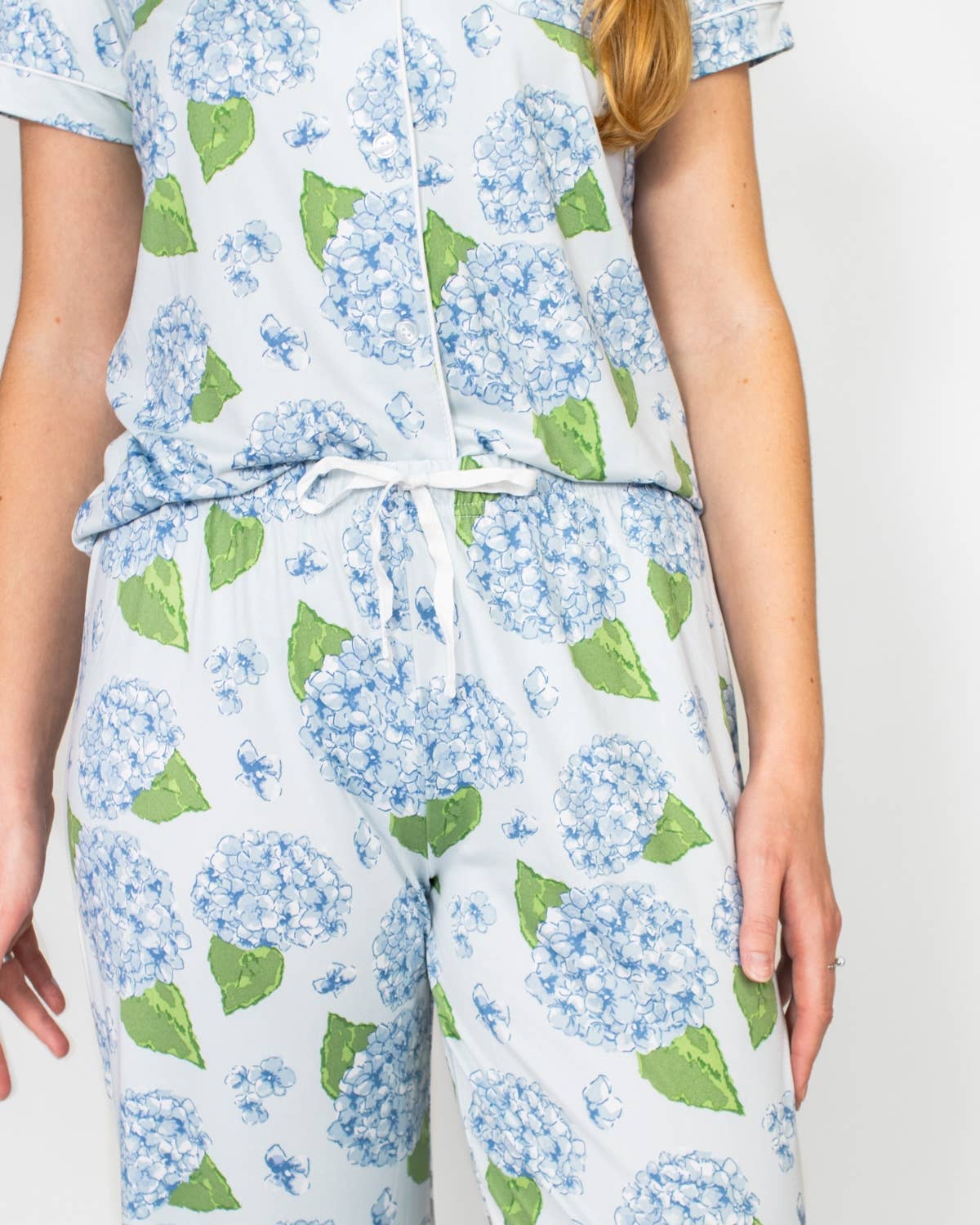 The Royal Standard - Wholesale Sleepwear Bottom - Women's - Hydrangea Sleep Pants   Illusion/Blue/Green   -Asst.2