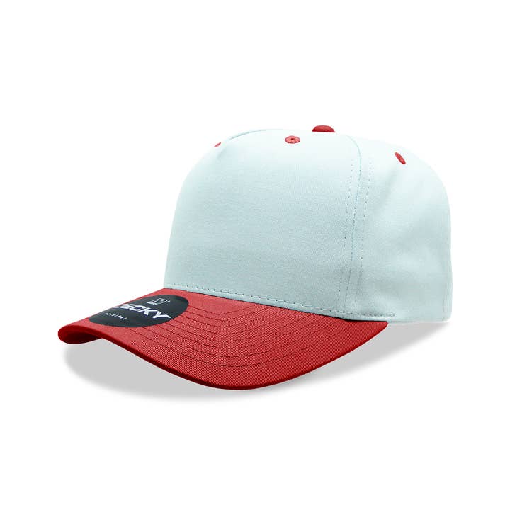 The Park Wholesale - Vente Casquette de baseball – unisexe - Decky 6024 - Casquette structurée en mélange de coton et de polyester à 5 panneaux à profil moyen - 602420
