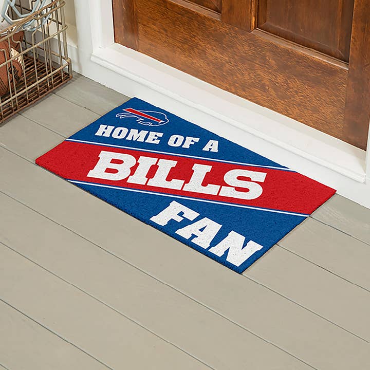 Buffalo Bills, PVC Mat COLOR, Home of a Fan for wholesale by Evergreen Enterprises