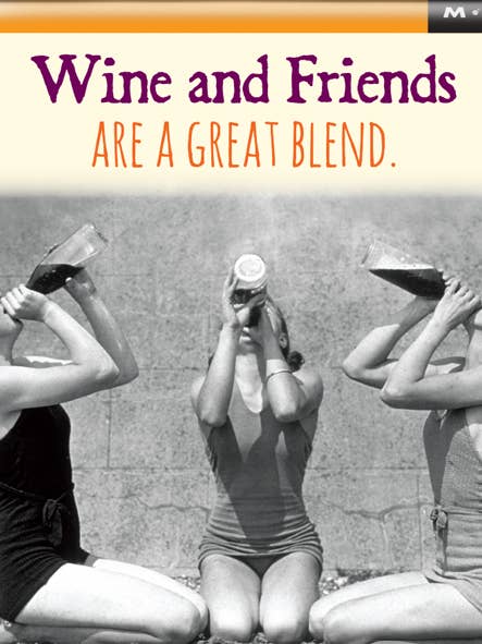 Mt188 | Vin og venner er en fantastisk blanding | £1,25 hver for engroshandel hos WPL Gifts
