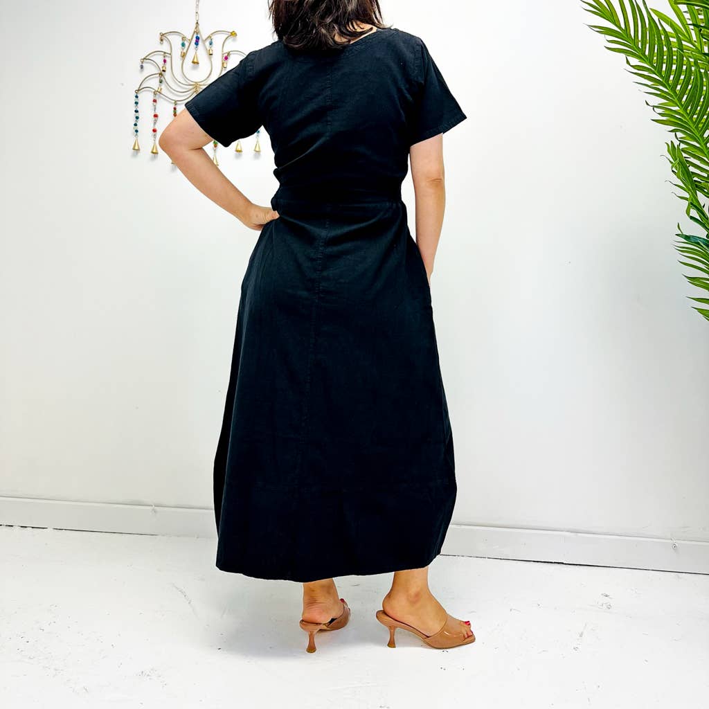 Karma Nepal Crafts – Großhandel Kleid – Damen – Langes Boho-Maxikleid aus Baumwolle10