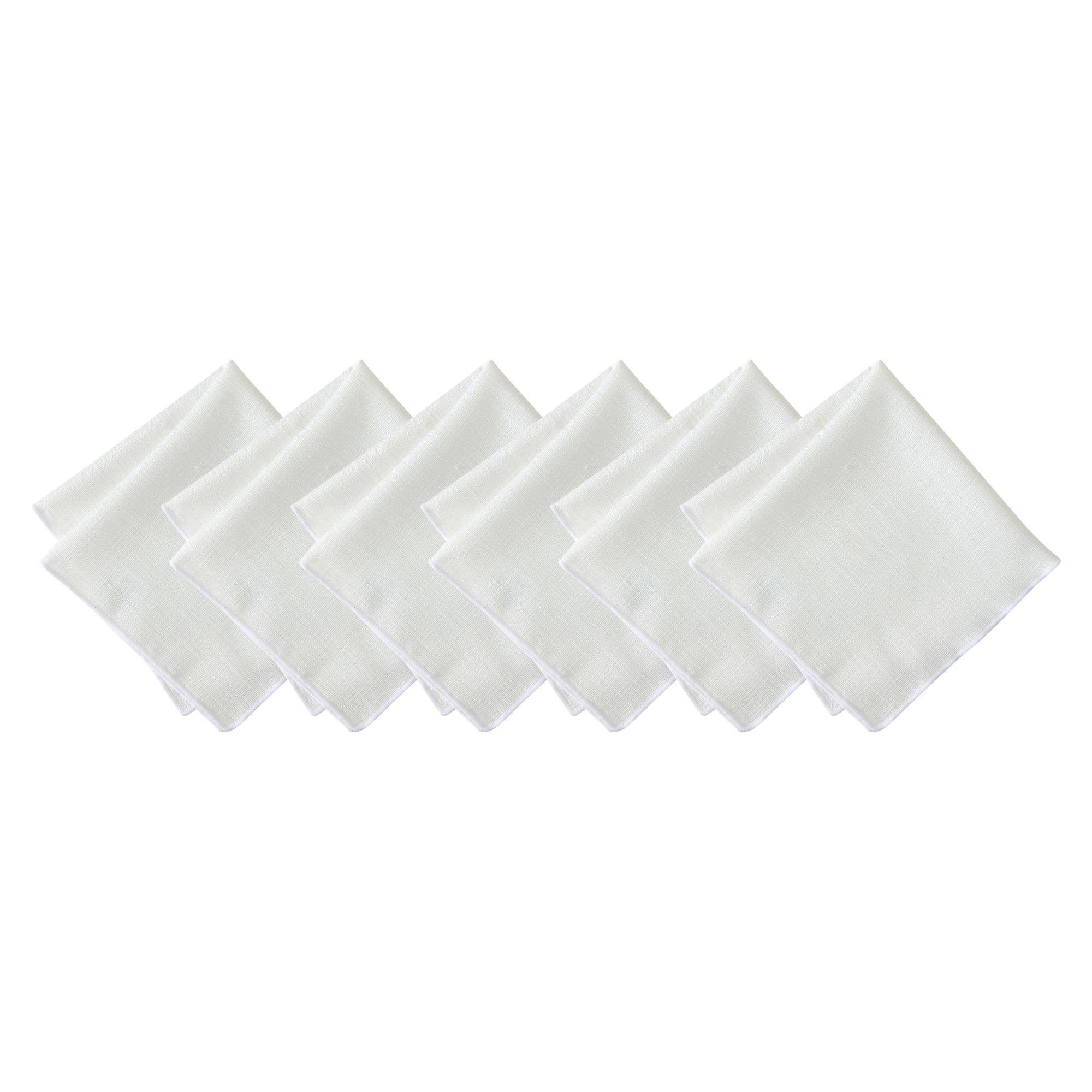 Threadmade Home - Wholesale Dinner & Cloth Napkin - Villeroy & Boch Classic Embroidered Border Napkins, Set of 61