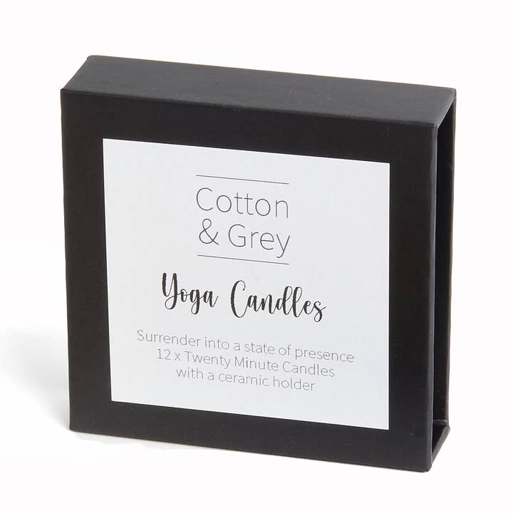 Cotton & Grey - Venta al por mayor Velas cónicas/candeleros - Velas yoga